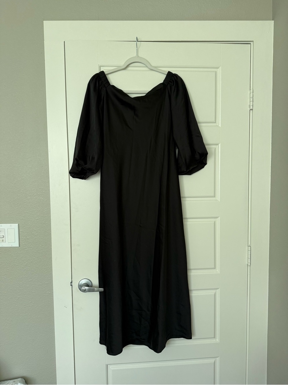 Banana Republic Black Silk Dress